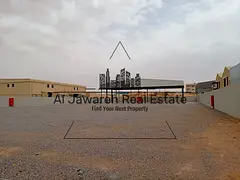 Code 3156 annual yard for rent in Umm Al Quwain consisting of an open warehouse with an office and a