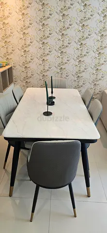 Modern Light Grey Upholstered Dining Chair - Settable- High quality