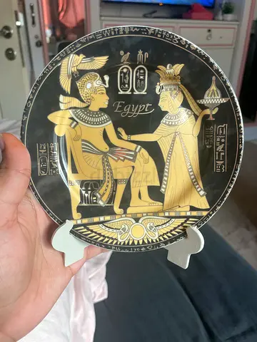 Antique Eqyption Pharo display plate