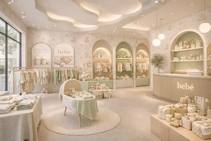 Kids Clothing Store Fitout | Flooring, Ceiling and Custom Furniture