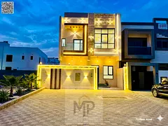 Sikka Villa for sale | ajman| al zahia area | 6 master rooms, majlis, hall, maid room, roof| freehol