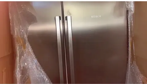 Bosch Stainless Steel Side-by-Side Refrigerator (Double Door) - used