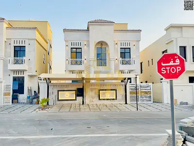 Receive your ready-to-move-in villa in Al Amrah area, Ajman - two floors and a roof, very spacious interior layouts and hotel-style finishes, all at a