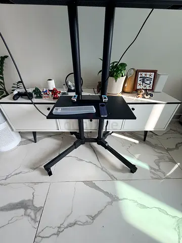 Adjustable Home Office Standing Desk Frame (Black)