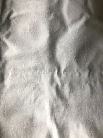 Premium Custom Blackout Eyelet Curtains (1 Pair) | Very Light Beige / Light Cream | Mint Condition