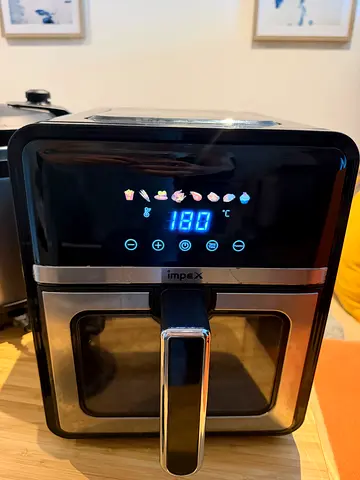 Impex 6.5L Mechanical Air Fryer — 1650W, Black/Silver