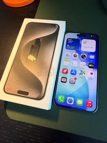 iPhone 15 Pro Max 1TB – Natural Titanium – Original Box