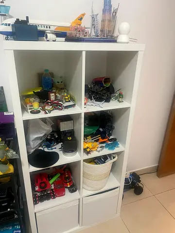 Storage wardrobe for toys and books