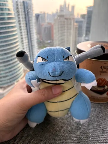 Preloved Small Plush Blastoise Pokemon