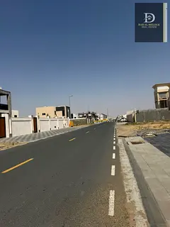 For Sale in Sharjah Al Hooshi Area - Residential Land Prime Location - Freehold for Arabs 4 plots fr
