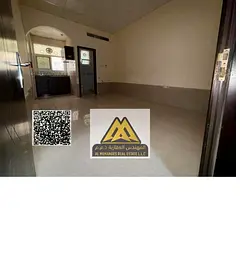 Ground floor studio in Al Jurf 2, Ajman near university and services. Large space, central A/C. AED