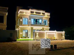 Luxury villa for sale, including registration and ownership fees, near Azha complex. Features a mode