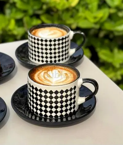 new 2 coffe cup by 5 AED