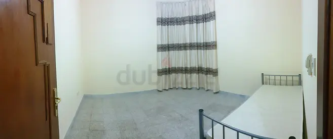 A room is available for a single female with a small family.