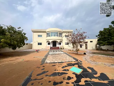 فيلا 7 غرف للايجار الجرف 2 عجمان مساحة كبيرة
