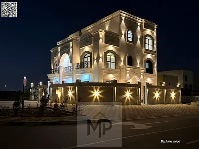 Corner Villa for sale | ajman| al zahia area | 6 master rooms, majlis, 4 halls, roof| freehold | negotiable price.