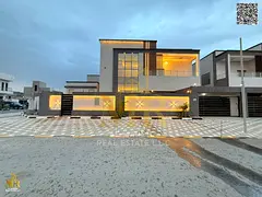 A luxurious, fully finished villa in Al Helio 2, opposite Al Zahia, located on a main street, close