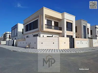 Corner villa for sale at ajman| al Yasmeen area| 5 master rooms, majlis, hall| freehold for all nationalities| the price including registration fees.