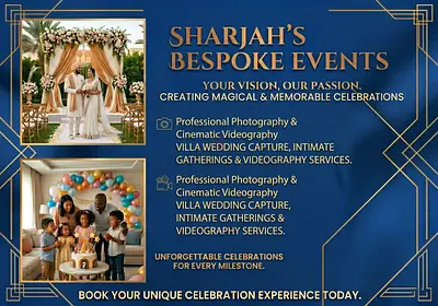 🎥✨ SHARJAH PHOTOGRAPHY  VIDEOGRAPHY THAT IMPACT