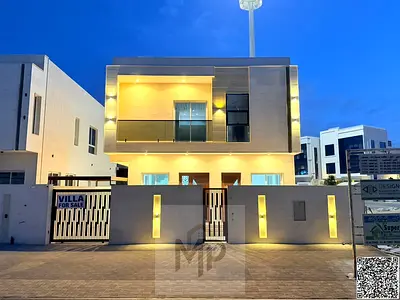 Villa for sale, including registration and ownership fees, on the main street, ready to move in, in one of Ajman's most prestigious areas. Freehold ow