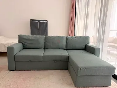Brand new IKEA BÄRSLÖV sofa-bed with chaise