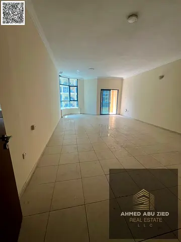 Luxurious largest 3BR apartment, hall, 4 baths, maid room, balcony open view, central AC, wardrobes, spacious, prime location, easy access to Dubai &