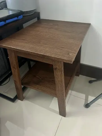 Side Table / Nightstand - Dark Oak Finish