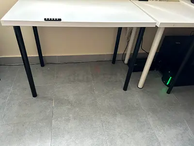 2 Pcs IKEA Linnmon 100x60cm tables