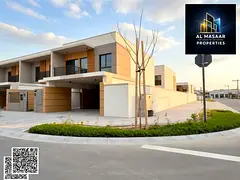 Villa in the best residential complex, Azha Compound, ready to move in, corner unit with water and e