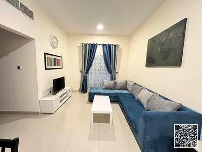 Luxurious apartment, one bedroom and a hall open view, fully furnished New with elegant furnishings and a fully equipped kitchen