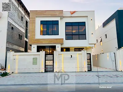 Villa for sale | ajman| al helio2 area | 5 master rooms, majlis, 3 halls, maid room, roof| freehold | 0 registration fees | negotiable price.
