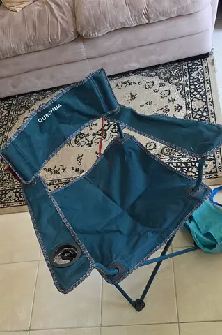 Quechua Folding Camping Chair - Compact, Used