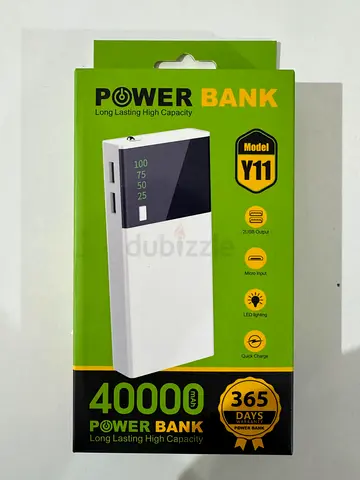Power Bank Model Y11 4000mAh - Dual USB, LED Indicator