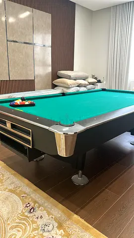 9 feet slate top , return ball professional pool billirds table is for sale