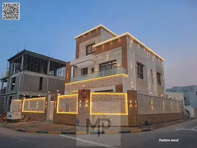 Corner Villa for sale at ajman, al zahia area, 6 master rooms, majlis, hall, roof | freehold | o registration fees.
