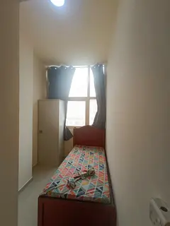 FULLY FURNISHED PRIVATE ROOM WITH WINDOW FOR SINGLE PERSON LOCATED IN ALQUSAIS NEAR ALNAHDA METRO