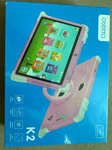 Oteeto K2 Kids Tablet - Pink, 7-inch, Child-friendly Case (Brand New)