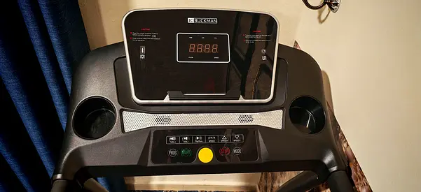 Foldable Treadmill with Digital Console and Cup Holders - Good Condition