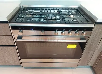 SIEMENS iQ700 Model 2in1 TOP Gass Oven Electric Cooking Range 90x60 CM Dual Fan Dual lights Oven