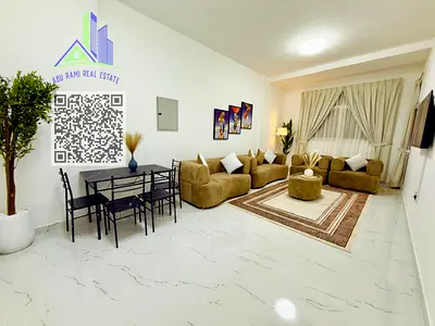 بدون عمولة غرفتن وصالة مع بلكون عالشارع وثلاث حمامات للإيجار الشهري مفروش فرش جديد بناء جديد فقط 4999 شامل الفواتير ومتاح شقق مفروشة ايجار شهري