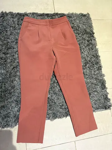 FOREVER 21 Dusky Pink Tailored Womens Trousers - Size Medium (approx)