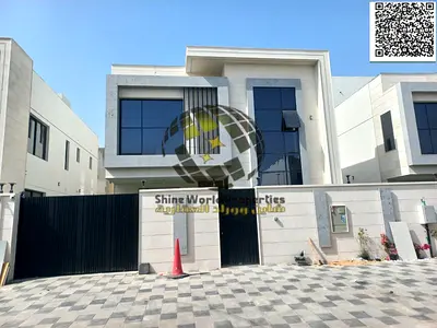 للايجار فيلا 5 غرف ومجلس وصالة مع مسبح بالزاهية عجمان