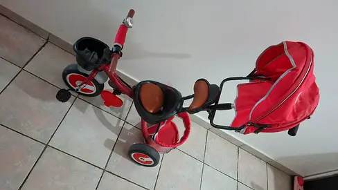 Kids cycle with shade and steer for sale