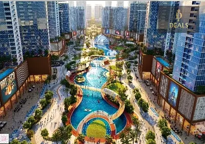 TIGER DOWNTOWN AJMAN:FULLY FURNISHED APARTMENT IN LARGEST LAGOON COMMUNITY/10 PERCENT DOWNPAYMENT