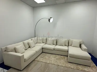 Perfect condition cratebarrel Ushape sofa