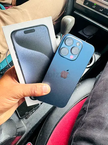 iphone 15pro 128gb blue Tituniam with Box Orginal conditions waterproof Exchange posable