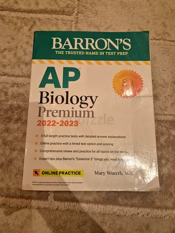 BARRONS AP BIOLOGY PREMIUM 2022-2023