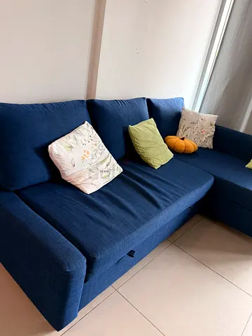IKEA L shape Sofa cum bed +  Home center sofa  - very Good condition 1 yr old