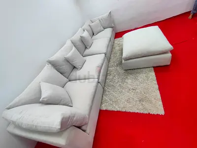 The One Brand cloud 5 piece modular sofa with ottoman