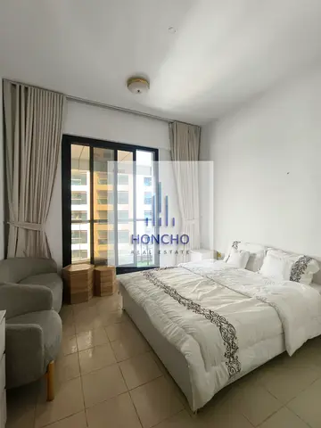 Furnished Studio | Escan Marina Tower | Balcony & Pool Access